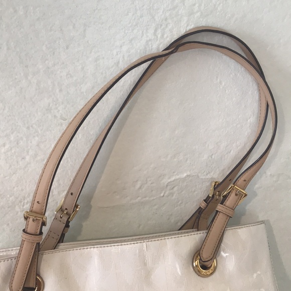 Michael Kors white patent tote bag - Picture 3 of 5